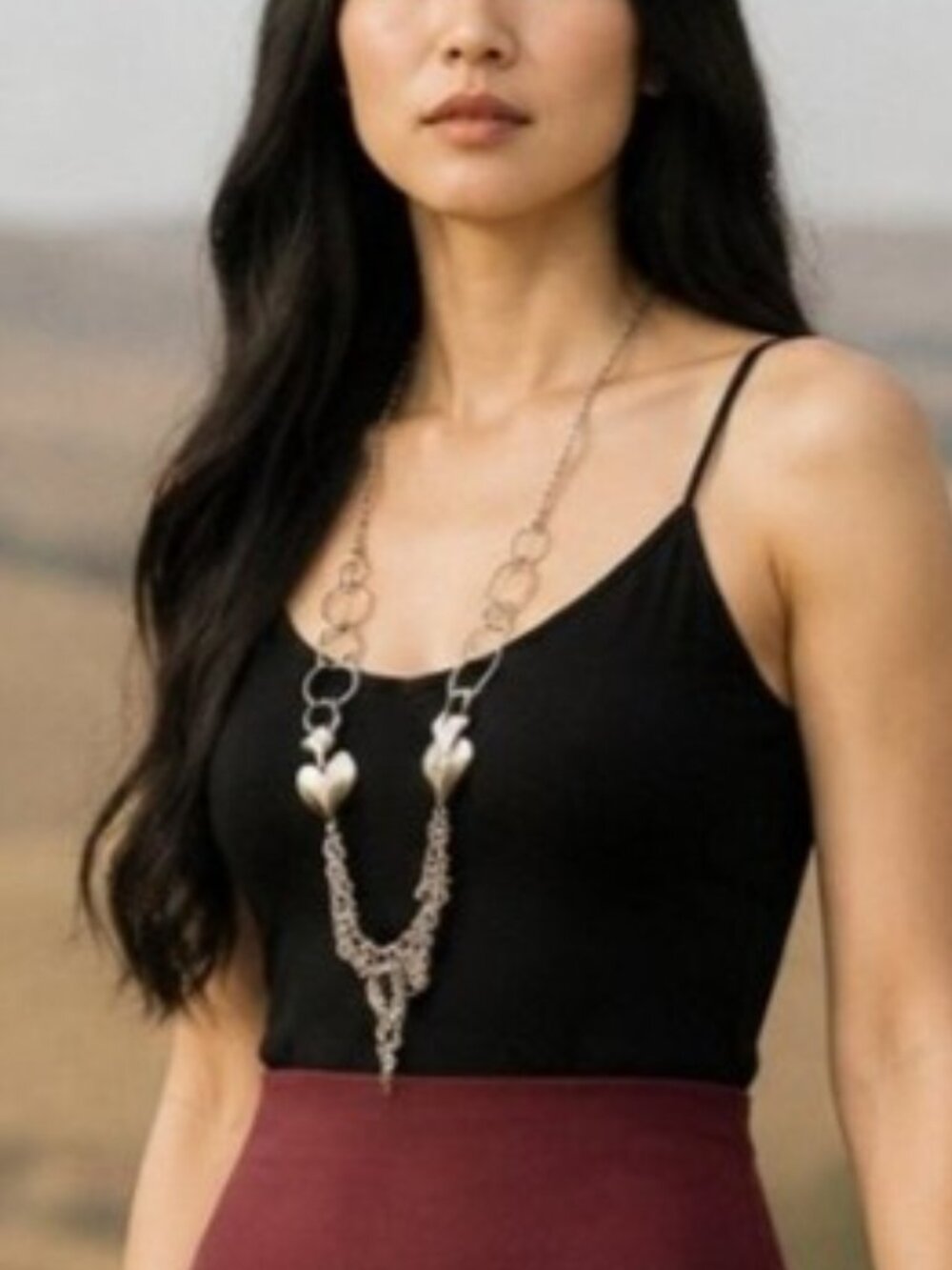 Active Basic Black Stretch Spaghetti-Strap Bodysuit